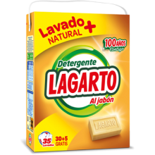 LAGARTO DETERGENTE EM PO SABÃO 30 + 5 DOSES